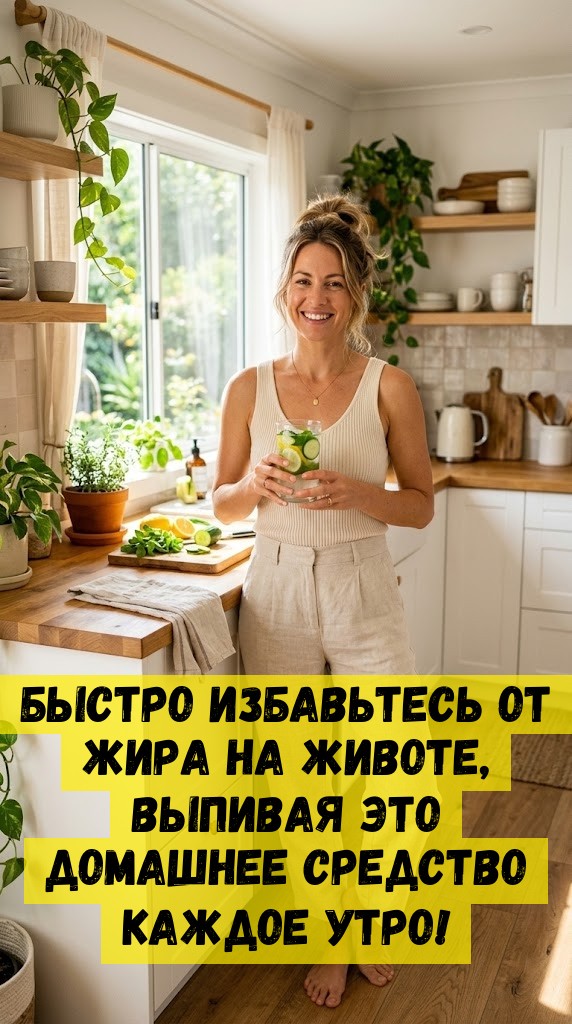 Быстро избавьтесь от жира на животе, выпивая это домашнее средство каждое утро! Быстро избавьтесь от жира на животе, выпивая это домашнее средство каждое утро!