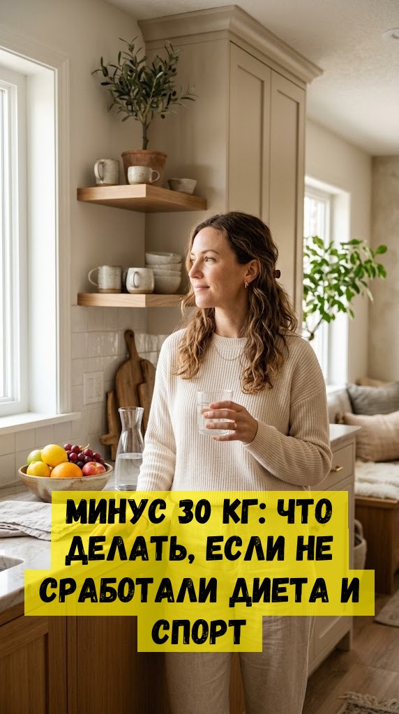Минус 30 кг: Что делать, если не сработали диета и спорт
