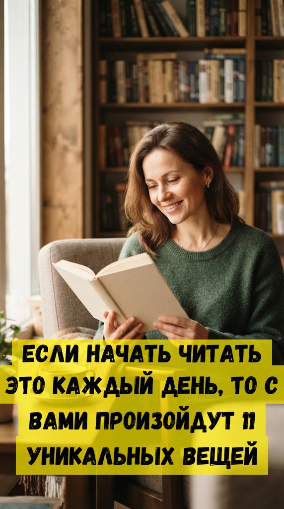 Если начать читать это каждый день, то с вами произойдут 11 уникальных вещей Если начать читать это каждый день, то с вами произойдут 11 уникальных вещей
