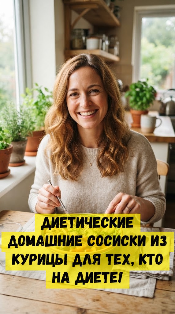 Диетические домашние сосиски из курицы для тех, кто на диете!