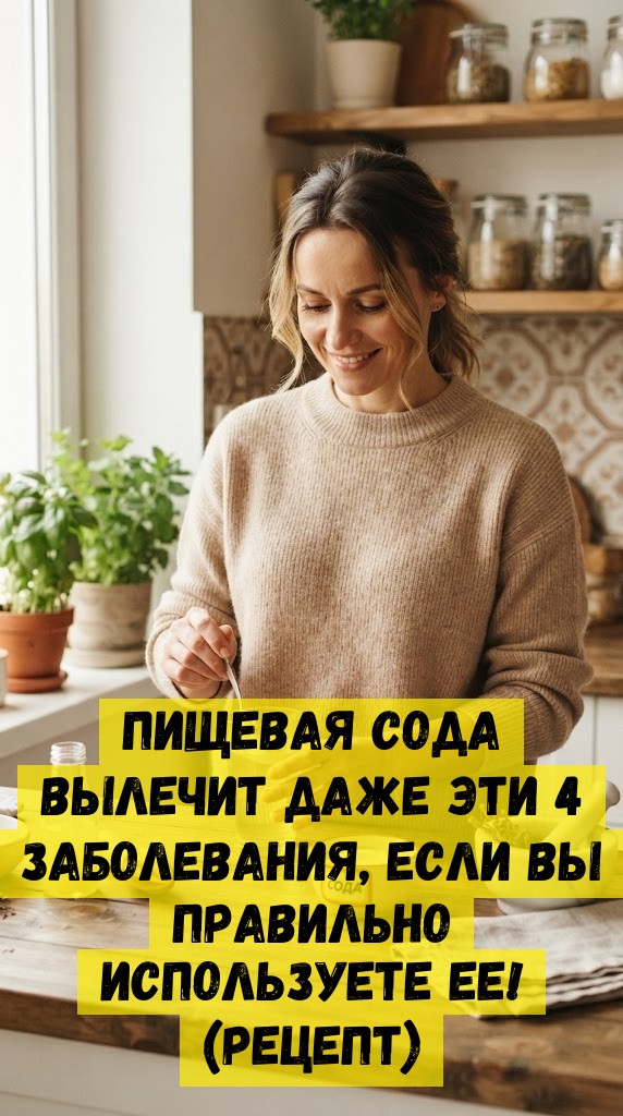Пищевая сода вылечит даже эти 4 заболевания, если вы правильно используете ее! (рецепт)