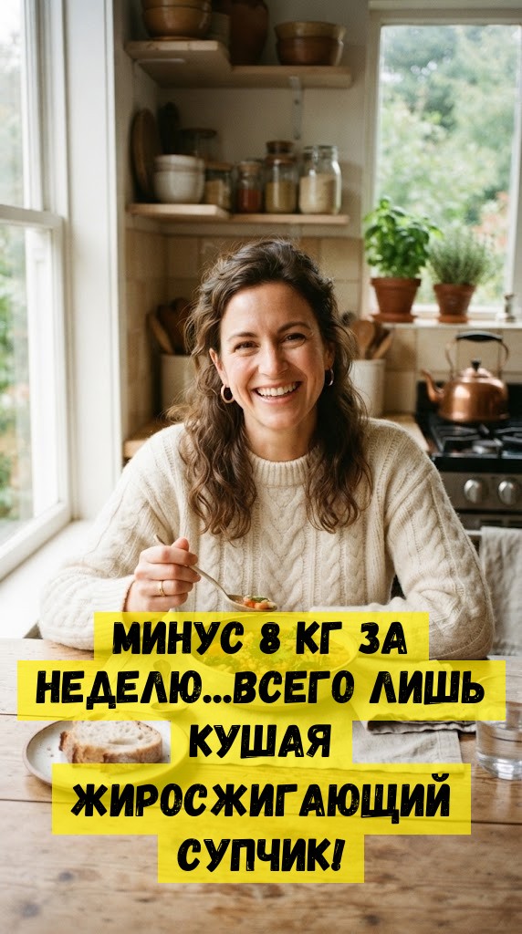 Минус 8 кг за неделю...всего лишь кушая жиросжигающий супчик! Минус 8 кг за неделю...всего лишь кушая жиросжигающий супчик!