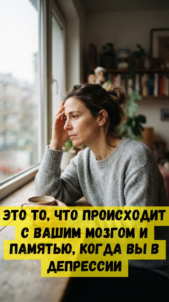 Это то, что происходит с вашим мозгом и памятью, когда вы в депрессии