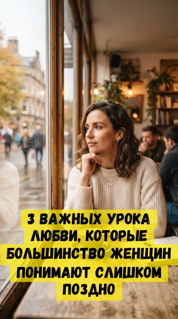 3 важных урока любви, которые большинство женщин понимают слишком поздно 3 важных урока любви, которые большинство женщин понимают слишком поздно