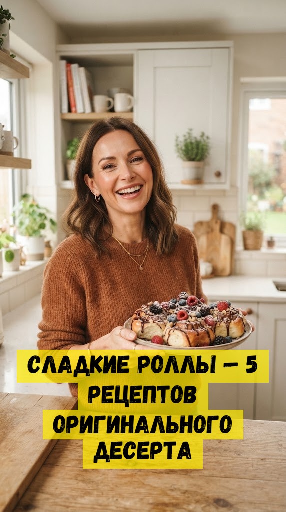 Сладкие роллы &mdash; 5 рецептов оригинального десерта