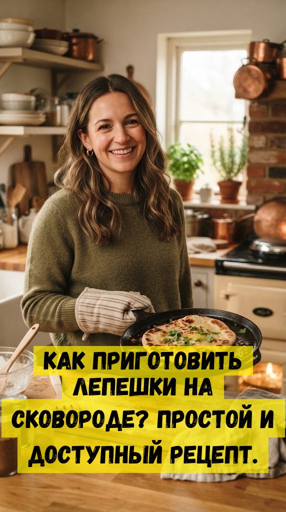 Как приготовить лепешки на сковороде? Простой и доступный рецепт.