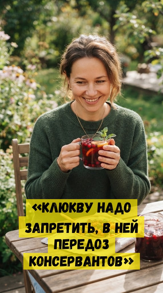 «Клюкву надо запретить, в ней передоз консервантов» «Клюкву надо запретить, в ней передоз консервантов»