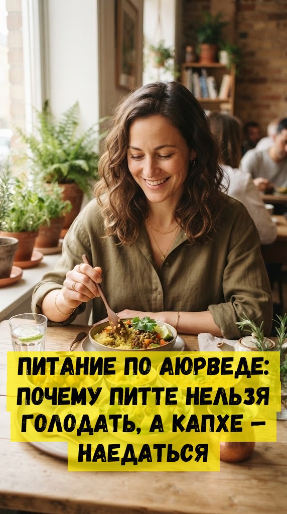Питание по Аюрведе: почему питте нельзя голодать, а капхе — наедаться Питание по Аюрведе: почему питте нельзя голодать, а капхе — наедаться
