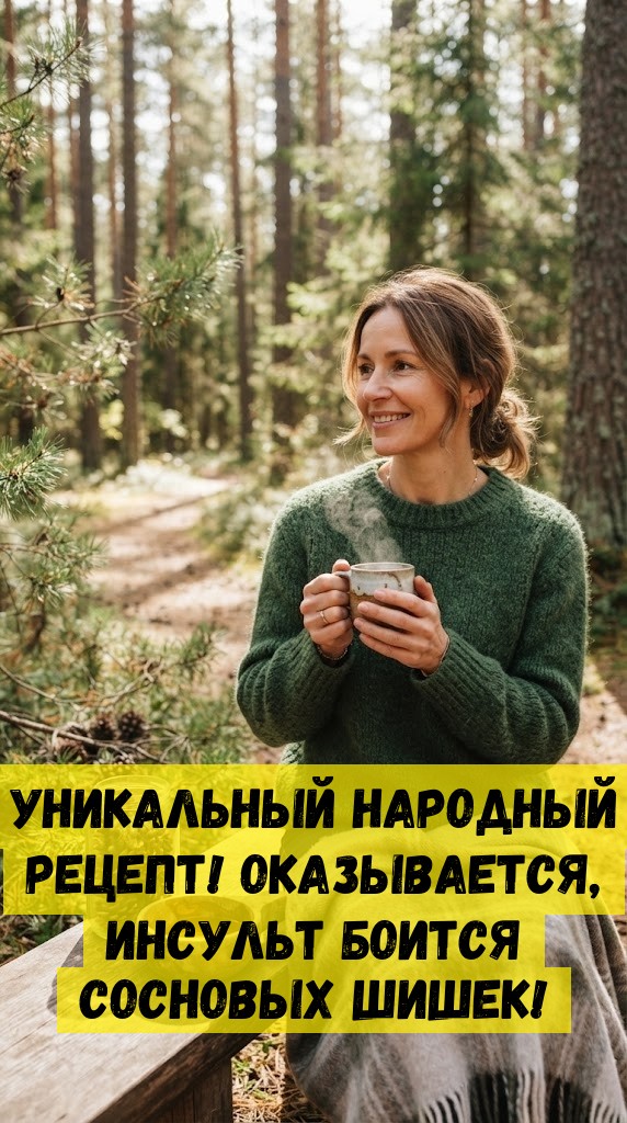 Уникальный народный рецепт! Оказывается, инсульт боится сосновых шишек! Уникальный народный рецепт! Оказывается, инсульт боится сосновых шишек!