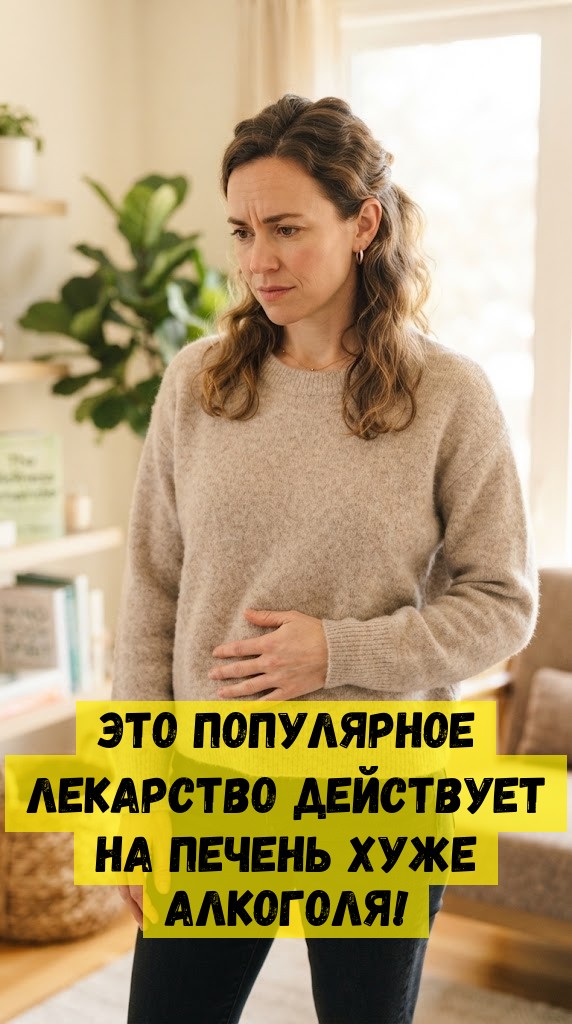 Это популярное лекарство действует на печень хуже алкоголя!
