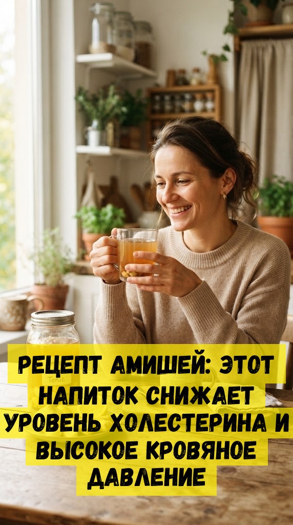 Рецепт амишей: этот напиток снижает уровень холестерина и высокое кровяное давление
