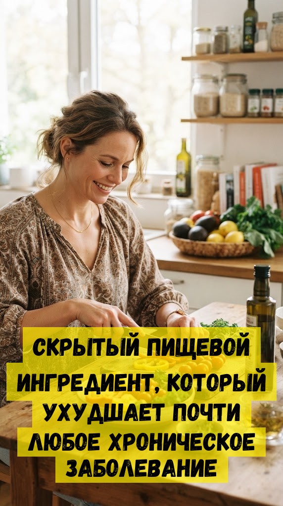 Скрытый пищевой ингредиент, который ухудшает почти любое хроническое заболевание Скрытый пищевой ингредиент, который ухудшает почти любое хроническое заболевание