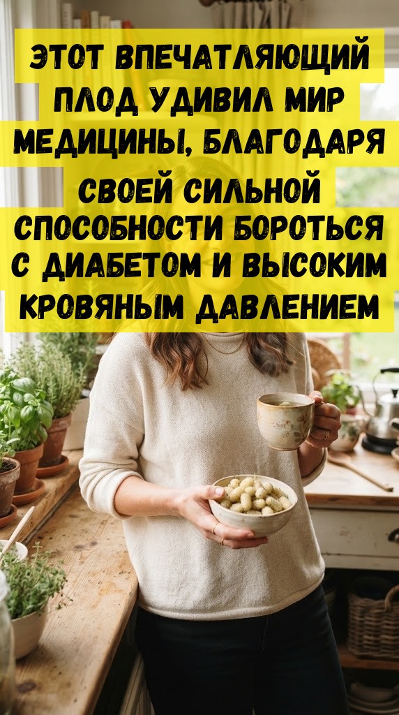 Этот впечатляющий плод удивил мир медицины, благодаря своей сильной способности бороться с диабетом и высоким кровяным давлением