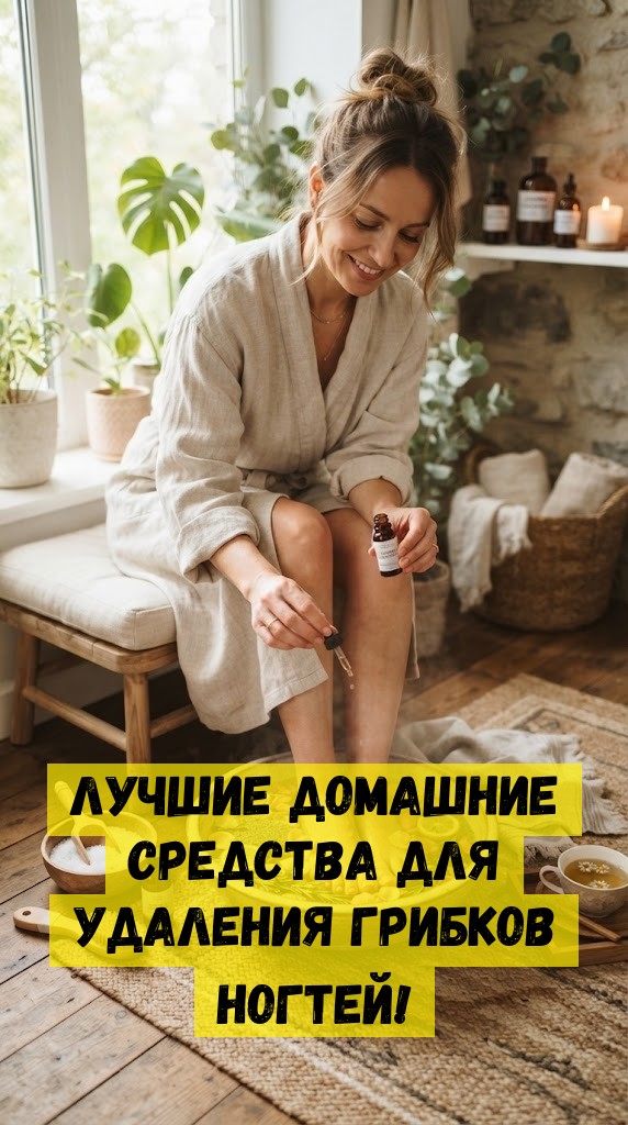 Лучшие домашние средства для удаления грибков ногтей!