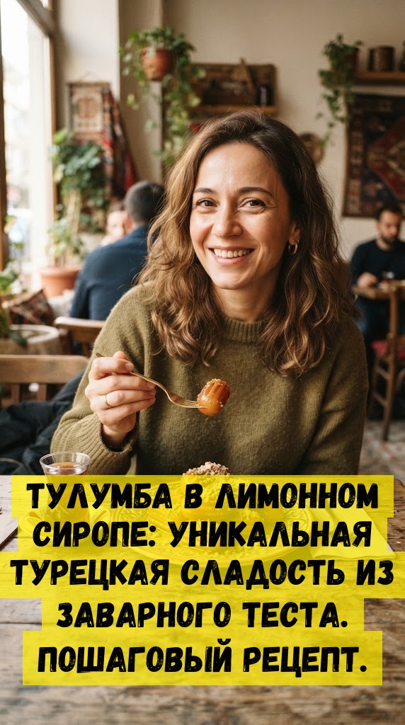 Тулумба в лимонном сиропе: уникальная турецкая сладость из заварного теста. Пошаговый рецепт.