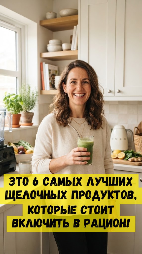 Это 6 самых лучших щелочных продуктов, которые стоит включить в рацион!