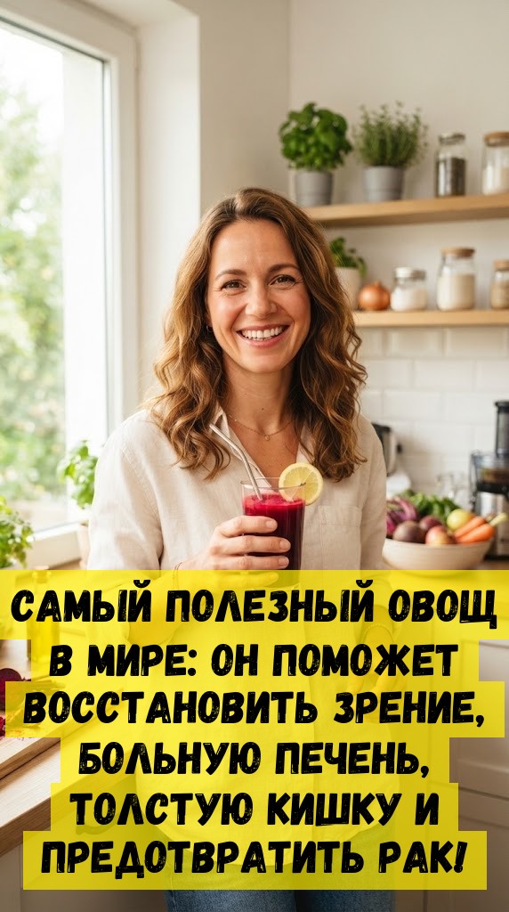 Самый полезный овощ в мире: Он поможет восстановить зрение, больную печень, толстую кишку и предотвратить рак!