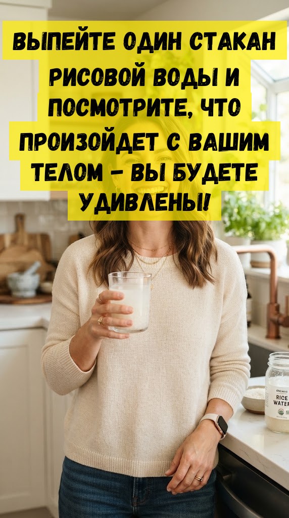 Выпейте один стакан рисовой воды и посмотрите, что произойдет с вашим телом - вы будете удивлены! Выпейте один стакан рисовой воды и посмотрите, что произойдет с вашим телом - вы будете удивлены!