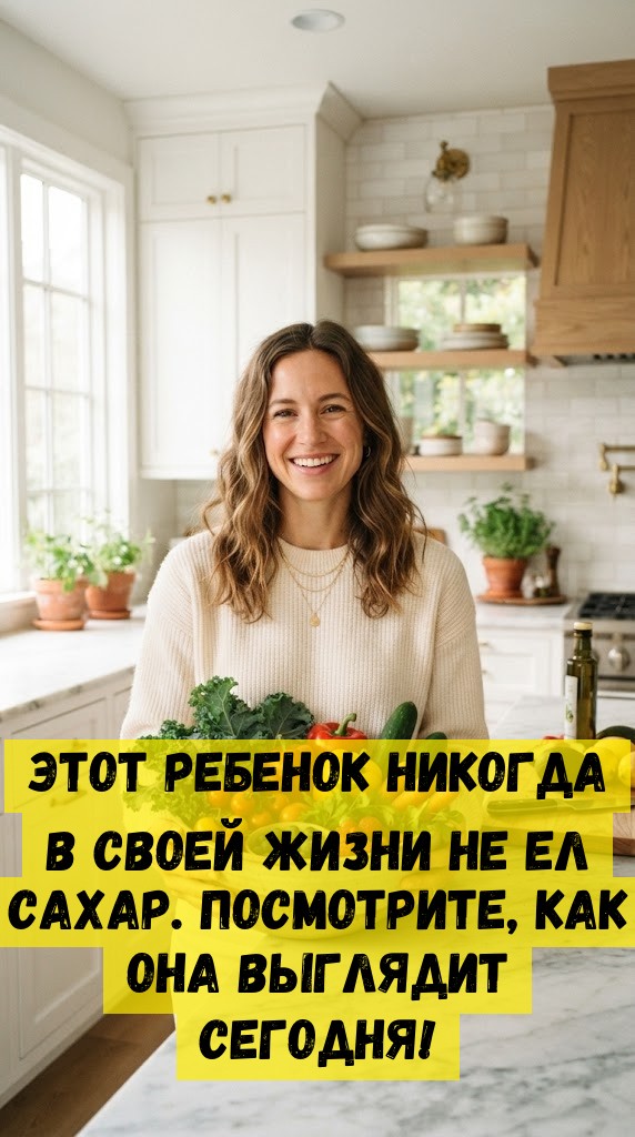 Этот ребенок никогда в своей жизни не ел сахар. Посмотрите, как она выглядит сегодня! Этот ребенок никогда в своей жизни не ел сахар. Посмотрите, как она выглядит сегодня!