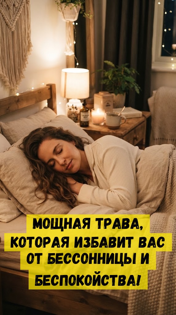 Мощная трава, которая избавит вас от бессонницы и беспокойства! Мощная трава, которая избавит вас от бессонницы и беспокойства!