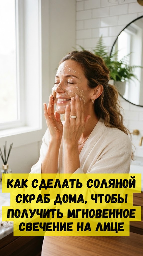 Как сделать соляной скраб дома, чтобы получить мгновенное свечение на лице Как сделать соляной скраб дома, чтобы получить мгновенное свечение на лице