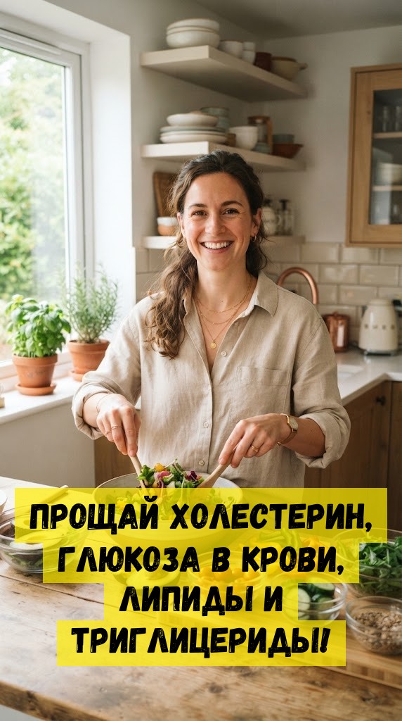 Прощай холестерин, глюкоза в крови, липиды и триглицериды!
