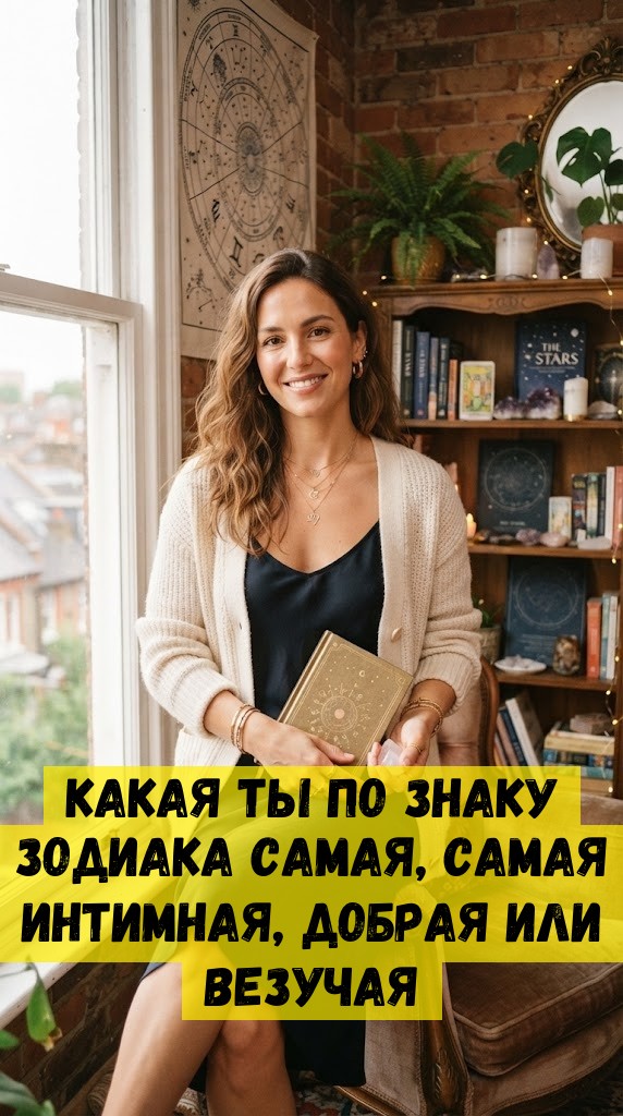 Какая ты по Знаку Зодиака самая, самая интимная, добрая или везучая