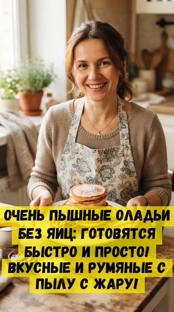Очень пышные оладьи без яиц: готовятся быстро и просто! Вкусные и румяные с пылу с жару!