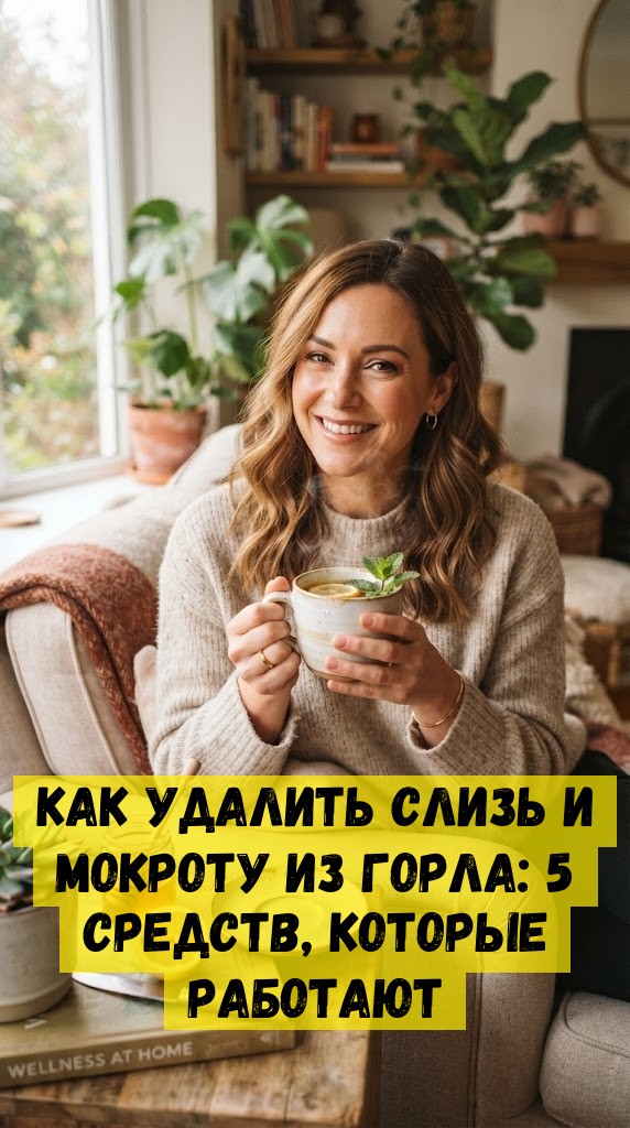 Как удалить слизь и мокроту из горла: 5 средств, которые работают