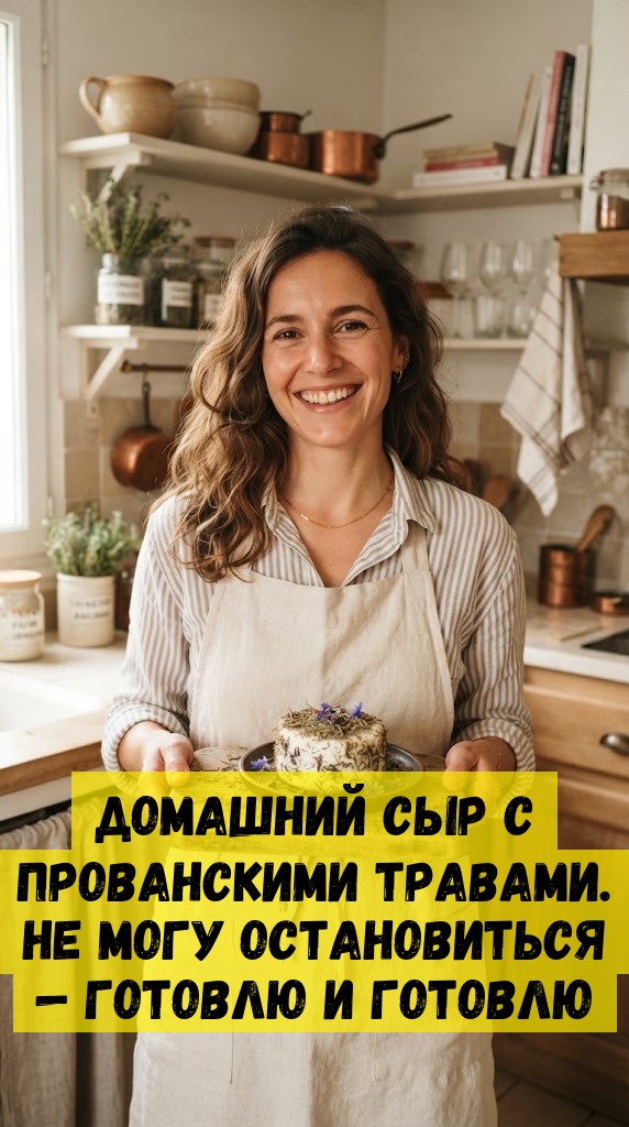 Домашний сыр с прованскими травами. Не могу остановиться — готовлю и готовлю Домашний сыр с прованскими травами. Не могу остановиться — готовлю и готовлю
